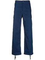 Kenzo pantalon droit à poches cargo - Bleu - thumbnail