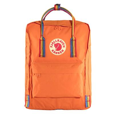 Fjällräven Kanken Rainbow Rugzak Burnt Orange - Rainbow Pattern Fjällräven Kanken Rainbow Rugzak Burnt Orange - Rainbow Pattern
