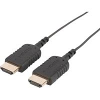 ednet 84458 HDMI-kabel HDMI Aansluitkabel HDMI-A-stekker, HDMI-A-stekker 2.00 m Zwart 4K UHD, Extreem dun, Vergulde steekcontacten - thumbnail