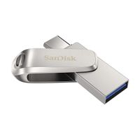 SanDisk Ultra Dual Drive Luxe USB flash drive 1 TB USB Type-A / USB Type-C 3.2 Gen 1 (3.1 Gen 1) Roestvrijstaal - thumbnail