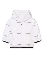 Givenchy Kids veste à bords contrastants 4G - Blanc