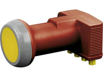 Schwaiger SPS7944R531 Quad LNB Feed-opname: 40 mm Weerbestendig Steenrood