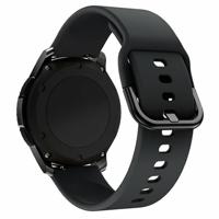 By Qubix - Siliconen sportband - Zwart - Compatible met Xiaomi Redmi Watch 5 Active/Redmi Watch 5 Lite - Compatible Xiaomi bandje