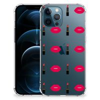 iPhone 12 | 12 Pro Doorzichtige Silicone Hoesje Lipstick Kiss - thumbnail