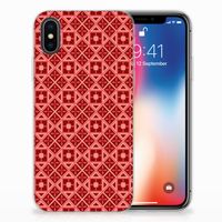 Apple iPhone X | Xs TPU bumper Batik Rood