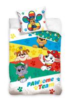 Paw Patrol peuterdekbedovertrek Happy - 100 x 135 cm - thumbnail