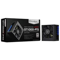 Silverstone Sst-ST1000-PTS - Strider Platinum Serie, 1000W 80 Plus Platinum ATX Fluisterstille PC-voeding met 120 mm HYB-ventilator, 140 mm diep, 100% modulair