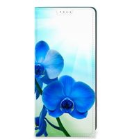 OPPO A78 | A58 5G Smart Cover Orchidee Blauw - Cadeau voor je Moeder