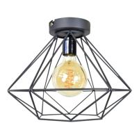 Urban Interiors Wire Large Plafondlamp Zwart - Metaal - Ø33