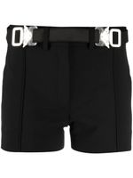 1017 ALYX 9SM short court à taille ceinturée - Noir