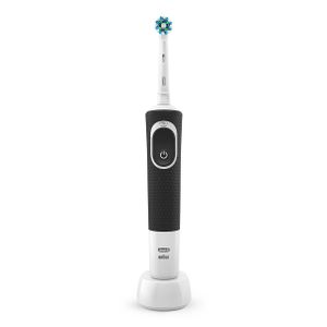 Oral-B Vitality 100 CrossAction Volwassene Roterende-oscillerende tandenborstel Zwart, Wit