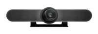 Logitech MeetUp 4K-webcam 3840 x 2160 Pixel Standvoet, Klemhouder - thumbnail