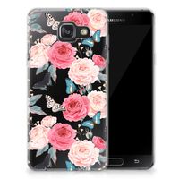 Samsung Galaxy A3 2016 TPU Case Butterfly Roses - thumbnail