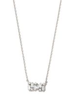 Suzanne Kalan collier en or blanc 18ct orné de diamants - Argent