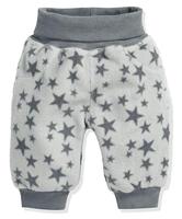 Schnizler Uniseks babybroek fleece pompbroek babybroek sterren met gebreide tailleband, Oeko-Tex Standard 100