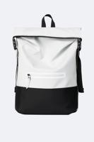 Rains  Buckle Rolltop Rucksack - Off White