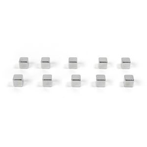 Trendform Magnet Kubiq - zilver - set van 10 stuks