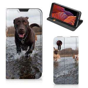 Samsung Galaxy Xcover 5 Hoesje maken Honden Labrador