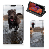 Samsung Galaxy Xcover 5 Hoesje maken Honden Labrador - thumbnail