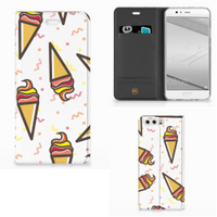 Huawei P10 Plus Flip Style Cover Icecream - thumbnail