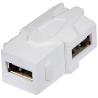 LINDY 60491 USB Adapter [1x USB 2.0 bus A - 1x USB 2.0 bus A] Wit - thumbnail