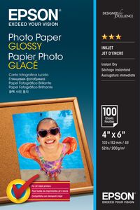 Epson Photo Papier Glans 10x15 cm 100 Vel 200 g