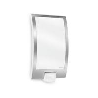 Steinel buitenlamp L 22 S - wandlamp, 180° bewegingsmelder, draaibaar, 10 m bereik, roestvrijstalen kap, 60 Watt, E27, 28,6 x 16,2 x 8,5 cm