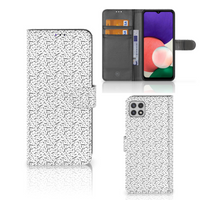 Samsung Galaxy A22 5G Telefoon Hoesje Stripes Dots - thumbnail