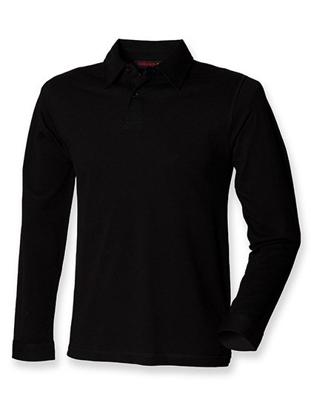 SF Kleding SFM44 Men`s Long Sleeved Stretch Polo SF Kleding SFM44 Men`s Long Sleeved Stretch Polo