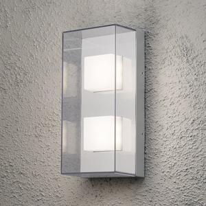 Konstsmide Sanremo Double 7936-310 LED-buitenlamp (wand) Energielabel: F (A - G) LED LED vast ingebouwd 8 W Grijs-aluminium