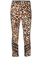 Just Cavalli legging à imprimé léopard - Marron