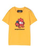 DSQUARED2 KIDS t-shirt à imprimé graphique - Jaune