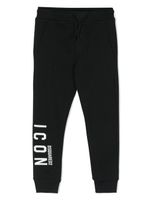 DSQUARED2 KIDS pantalon de jogging à logo CD - Noir - thumbnail