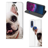 Motorola One Action Hoesje maken Franse Bulldog