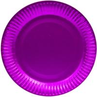 Bordjes metallic pink 8 stuks