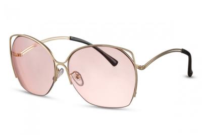 CWI zonnebril dames vlinder cat.2 goud/roze (CWI1351) CWI zonnebril dames vlinder cat.2 goud/roze (CWI1351)