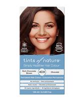 Tints of Nature Rich Chocolate Brown Permanent Hair Dye 4CH Nourishes Hair & Covers Greys - Single Pack
