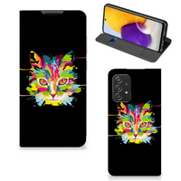 Samsung Galaxy A72 (5G/4G) Magnet Case Cat Color - thumbnail