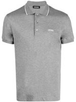 Zegna polo à logo brodé - Gris