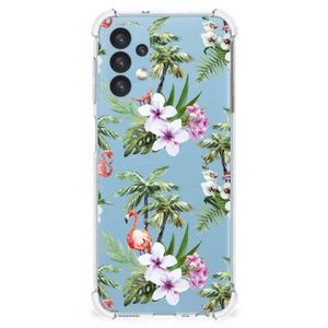 Samsung Galaxy A13 (4G) Case Anti-shock Flamingo Palms