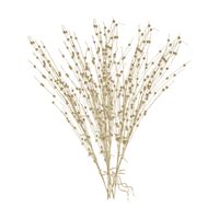 3x stuks gouden glitter kunstbloemen kunsttak 76 cm met LED verlichting - thumbnail