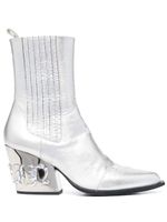 Philipp Plein bottes Gothic 85 mm - Argent - thumbnail