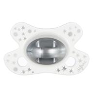 Difrax Fopspeen Dental Newborn Junior Siliconen Grijs