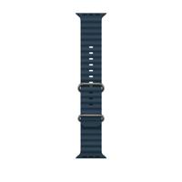 Apple Watch Band - Ocean Band - 49 mm - blauw - Eén maat voor de meeste polsen