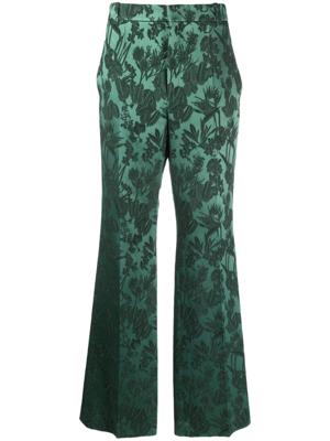 Chloé High waist broek - Groen