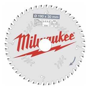 Milwaukee Accessoires Cirkelzaagblad 190 x 30 mm (48 tanden) - 4932471380