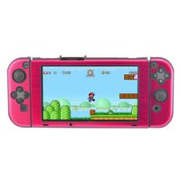 Aluminium Case Cover voor Switch Console en Joy Cons - Beschermhoes Roze - thumbnail