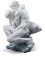 Lladró sculpture Passionate Kiss Couple - Blanc