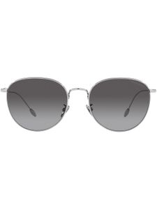 Giorgio Armani lunettes de soleil à monture ronde - Argent