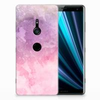 Hoesje maken Sony Xperia XZ3 Pink Purple Paint